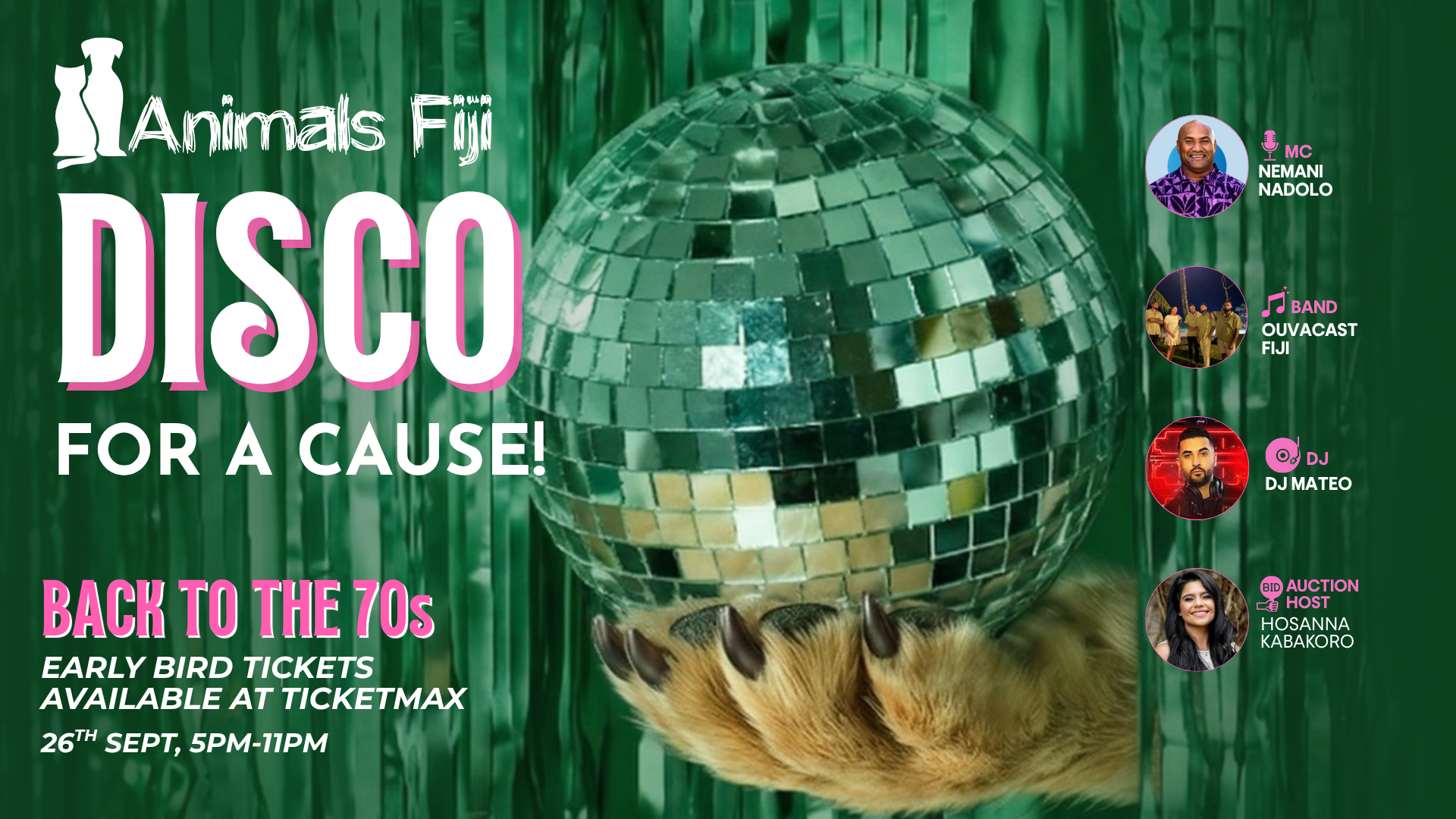 Disco for a Cause 2026 - banner